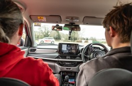 Young Driver lesson, 2025, inside car